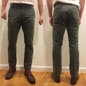 military green chinos